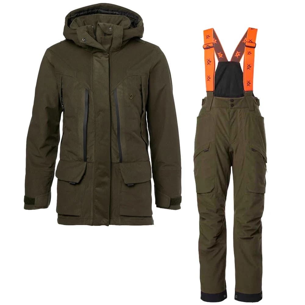 Tundra Warm Hunting Set Women Solid Brown, view: 0