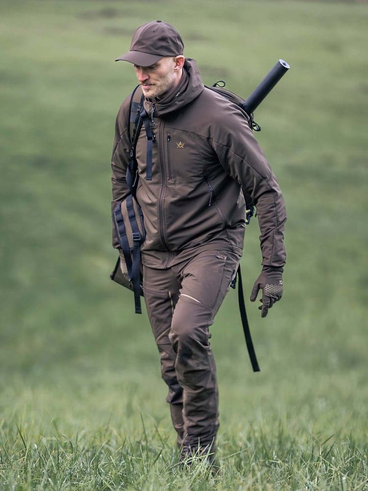 Chaser Ms Stretch Jacket Solid Brown, view: 3