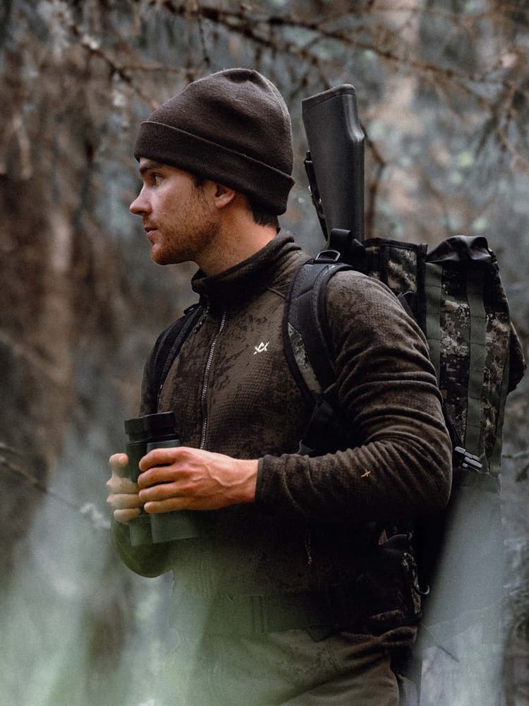 Alaska Kodiak Ms Fleece Jacket, Night Green Blur, view: 1