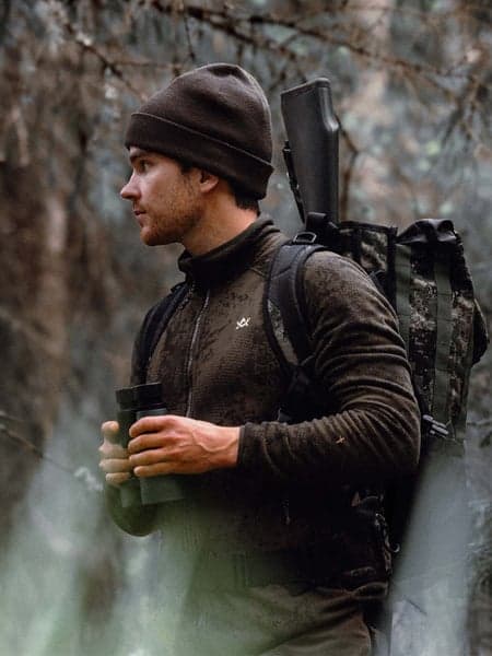 Alaska Kodiak Fleece Jacke Herren, Night Green Blur, view: 1