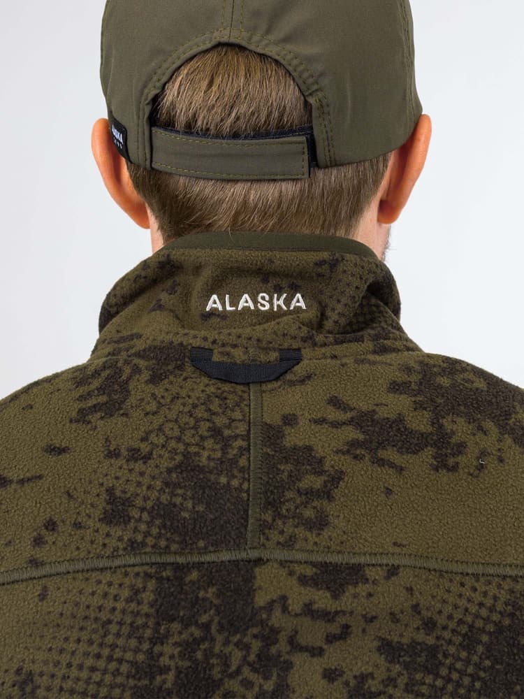 Alaska Kodiak Ms Fleece Jacket, Night Green Blur, view: 4