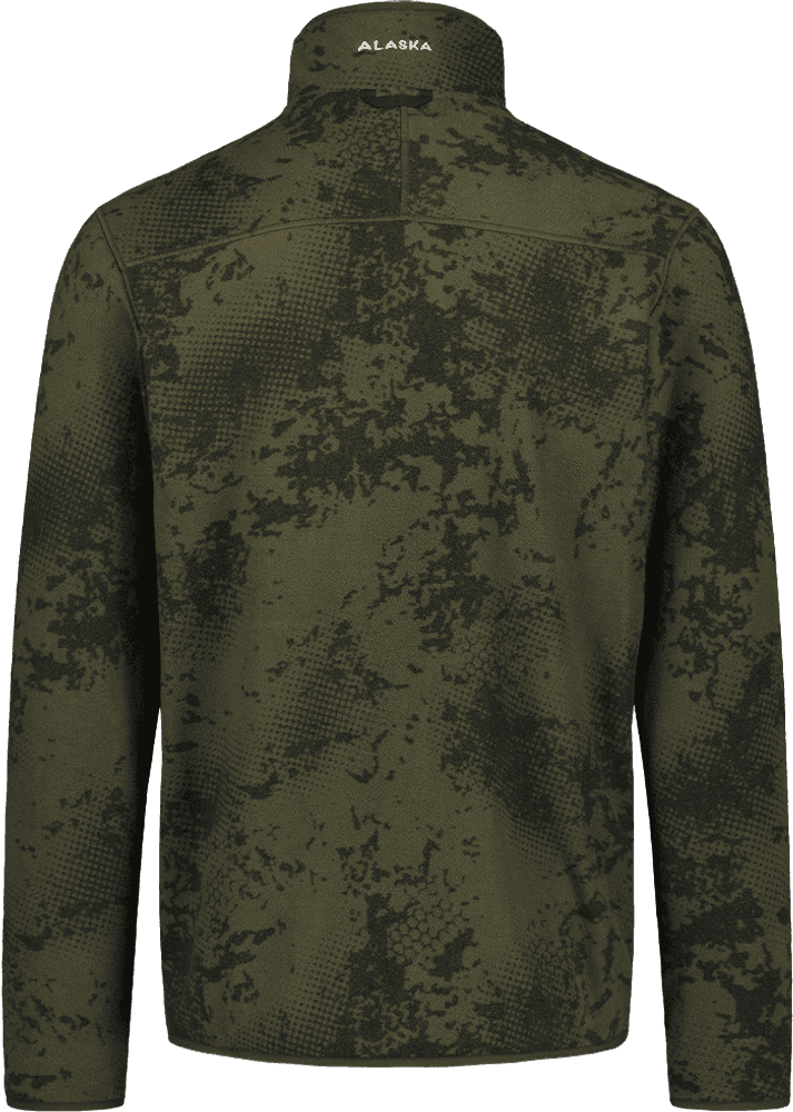 Alaska Kodiak Ms Fleece Jacket, Night Green Blur, view: 2