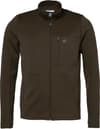 Thermodry Fleece Jacket Men Solid Brown