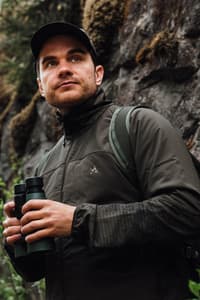 Alaska Active Hunter Ms Hybrid Jacket, Night Green Blur - view: 2