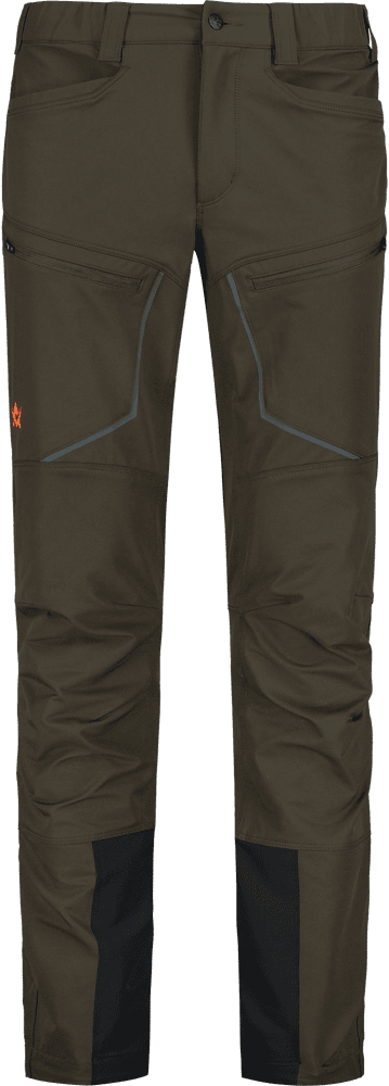 Alaska Chaser Ms Stretch Pant, Brown, view: 0