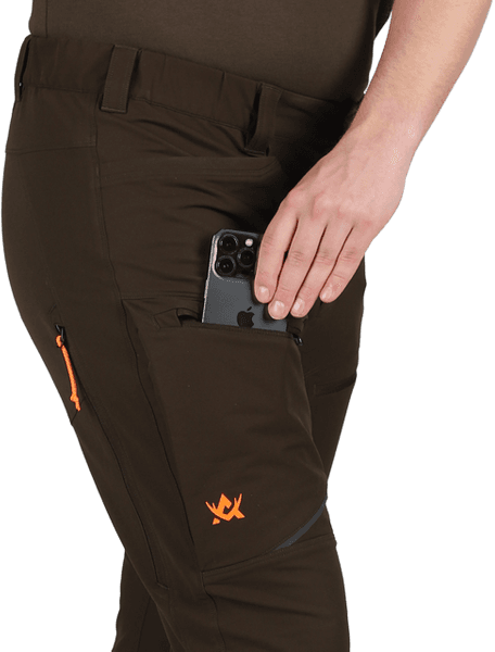 Alaska Chaser Ms Stretch Pant, Brown, view: 4