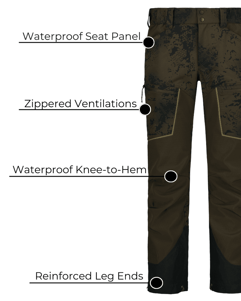 Alaska Raptor Ms Hybrid Pant, Brown Blur, view: 1