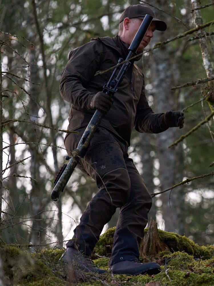 Alaska Raptor Hybrid Pants Herr, Brown Blur, view: 1