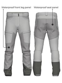 Alaska Raptor Ms Pant, Brown Blur - view: 1