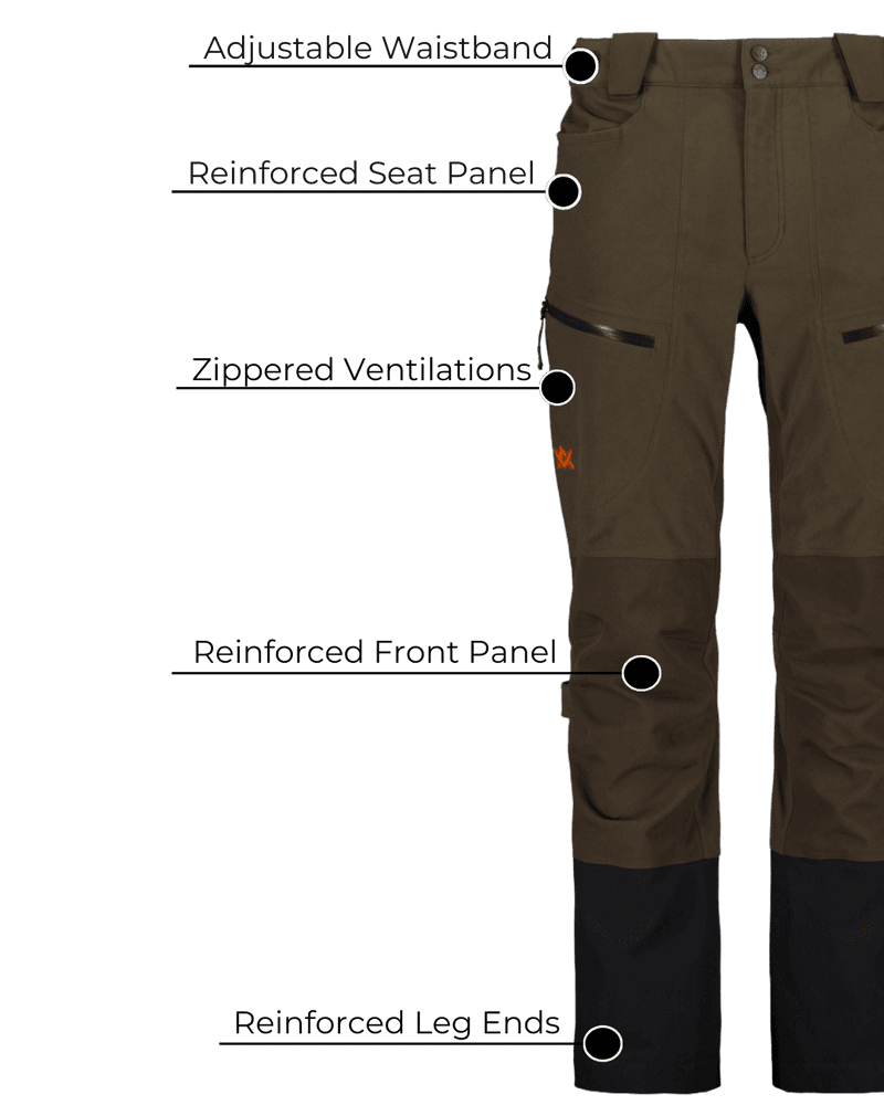 Alaska Predator Pro Pant Herr, Brown-Black, view: 2