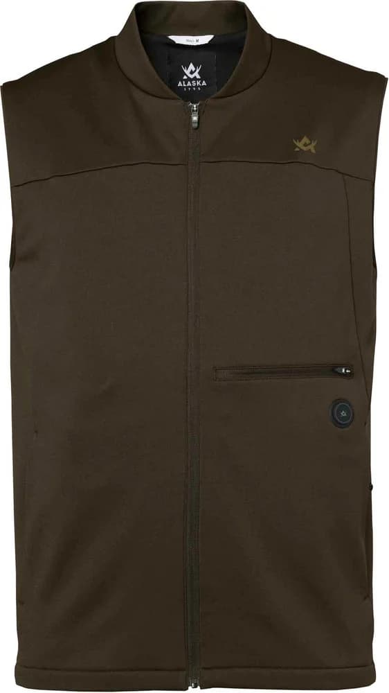 Heat System Hunter Vest Solid Brown, view: 0
