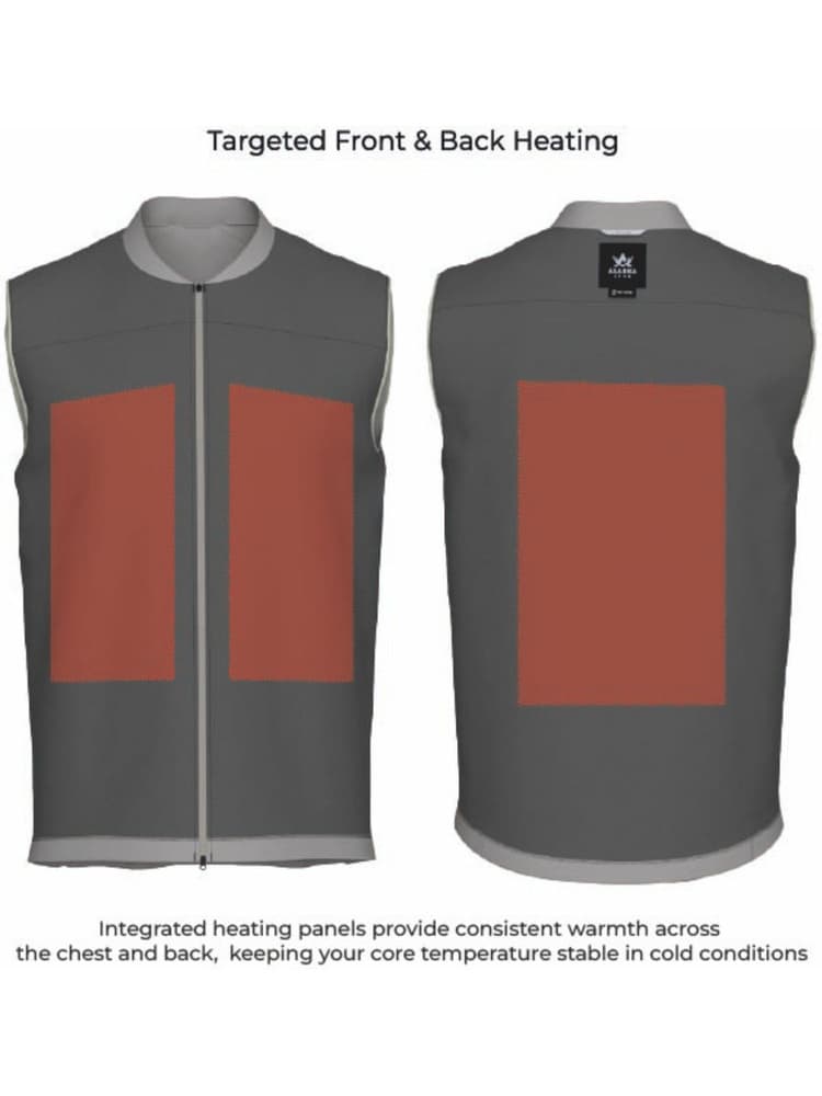 Heat System Hunter Vest Solid Brown, view: 1