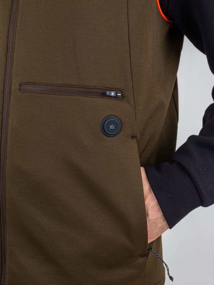 Alaska Heat System Hunter Vest, Brown, view: 3