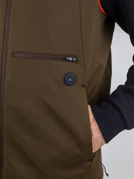 Alaska Heat System Hunter Vest, Brown, view: 3