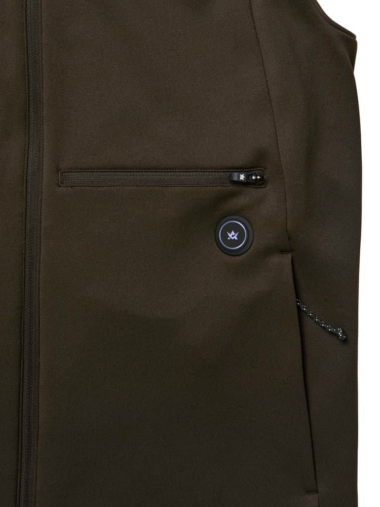 Heat System Hunter Vest Solid Brown, view: 2