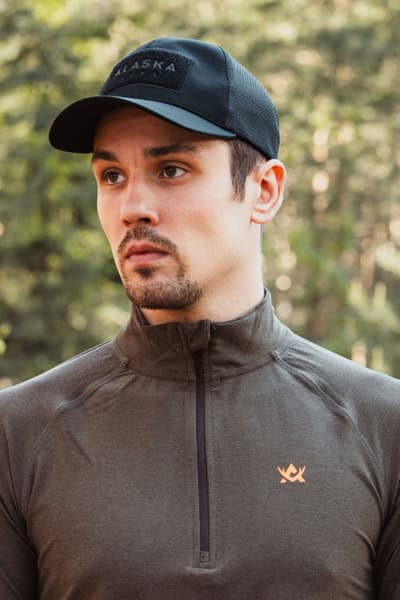 Alaska Trucker Cap, Black, view: 2