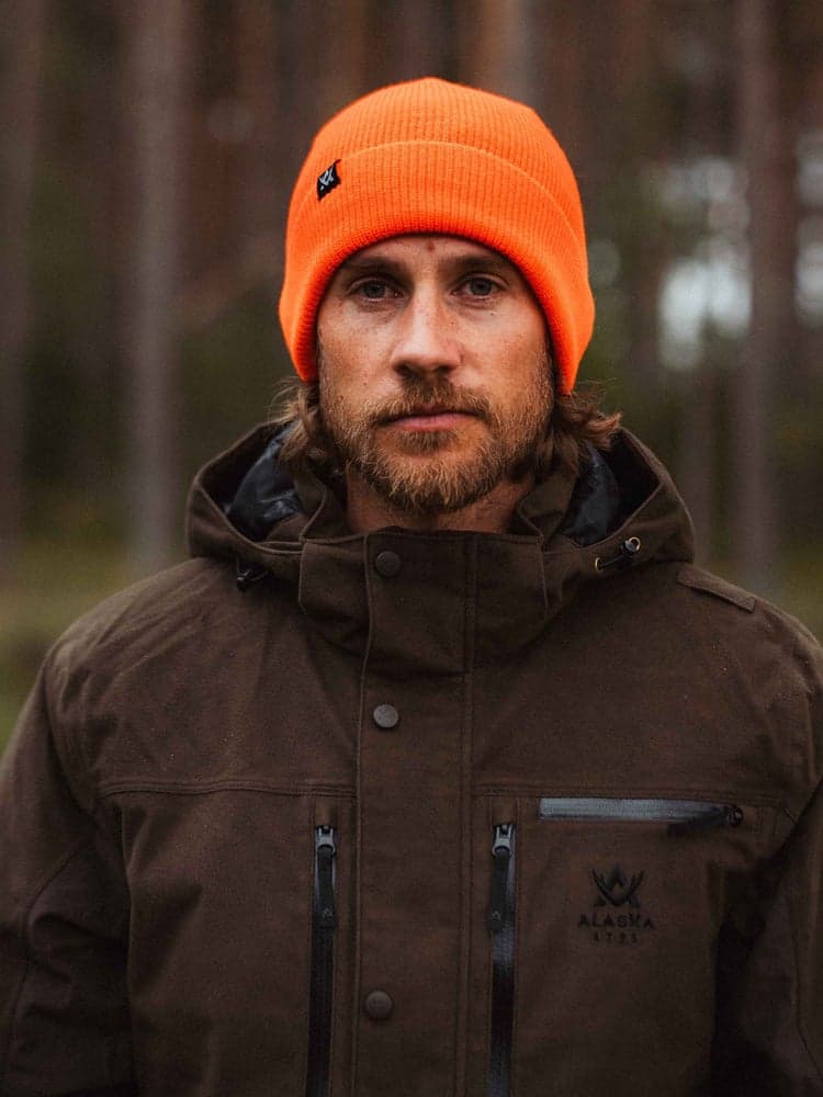 Alaska Merino Beanie, Orange, view: 1