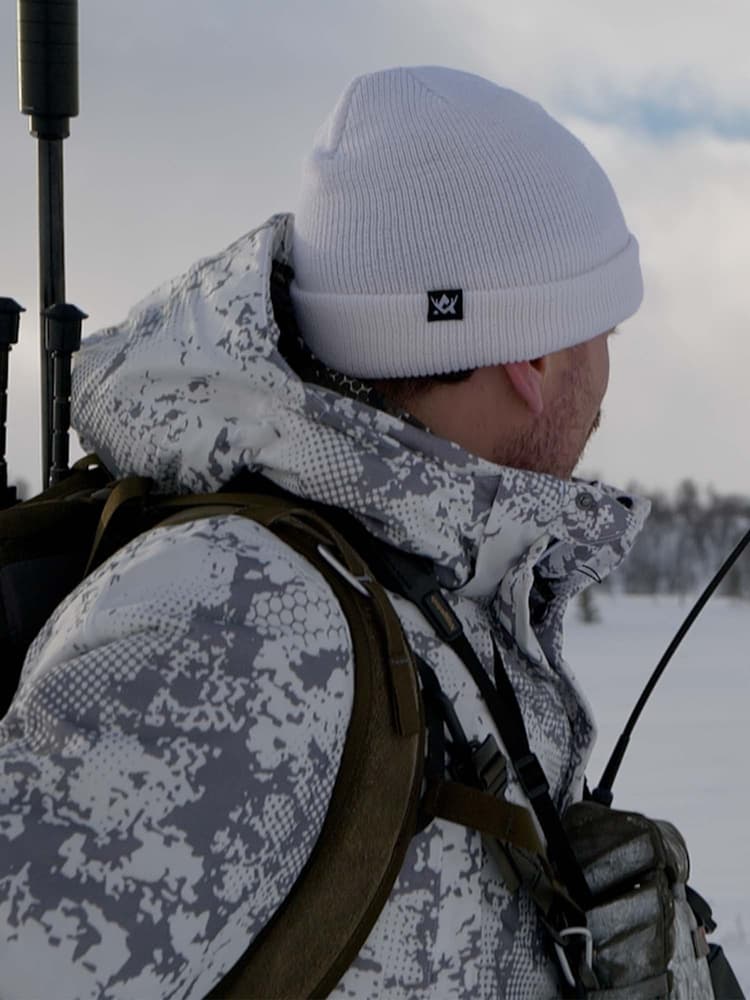 Alaska Merino Beanie, White, view: 1