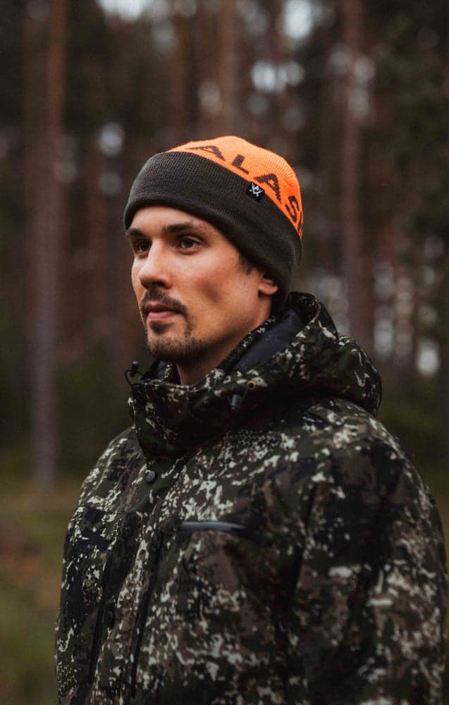 Alaska Reversible Beanie, Brown-Orange, view: 2