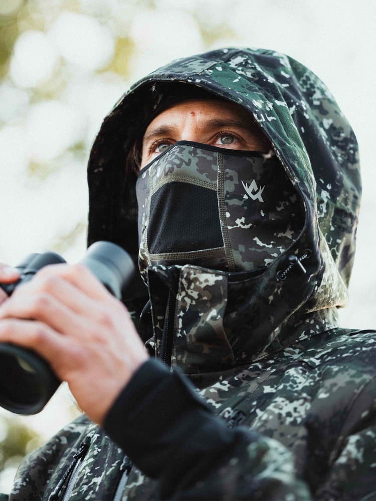 Alaska ThermoDry Balaclava, BlindTech Forest, view: 1