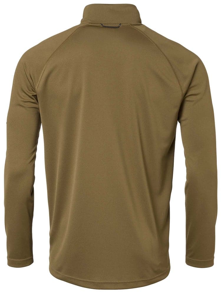 CoolDry Ms Half-Zip Top Gravel, view: 1