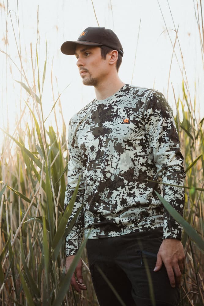 Alaska CoolDry Ms LS T-Shirt, BlindTech Reed, view: 2