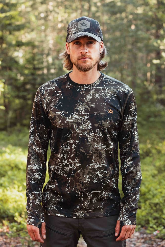 Alaska CoolDry Ms LS T-Shirt, BlindTech Forest, view: 2