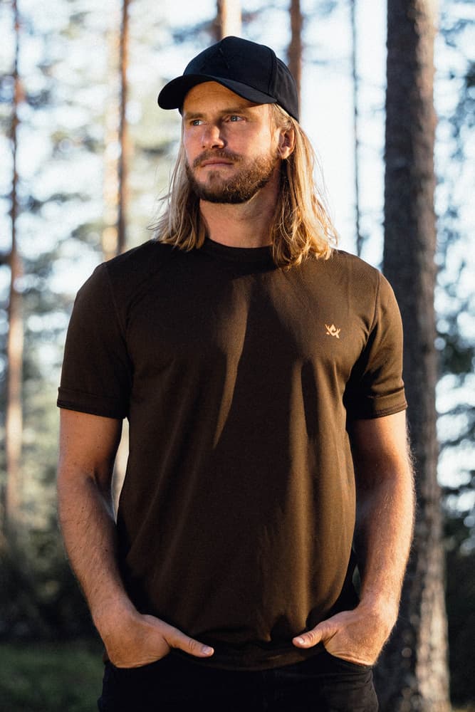 Alaska CoolDry Ms T-Shirt, Brown, view: 2