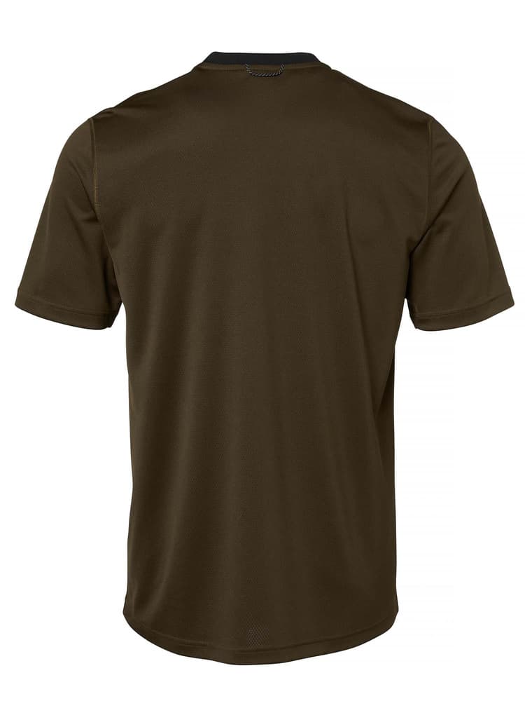 CoolDry Ms T-Shirt Solid Brown, view: 1