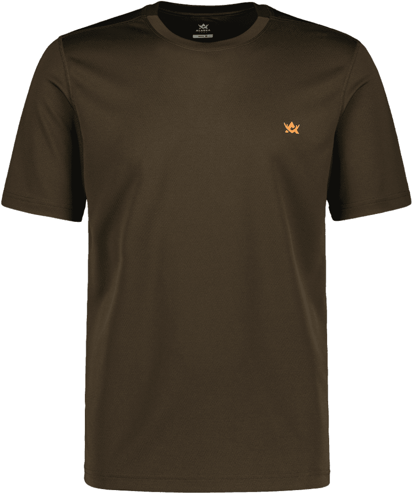 Alaska CoolDry Ms T-Shirt, Brown, view: 0