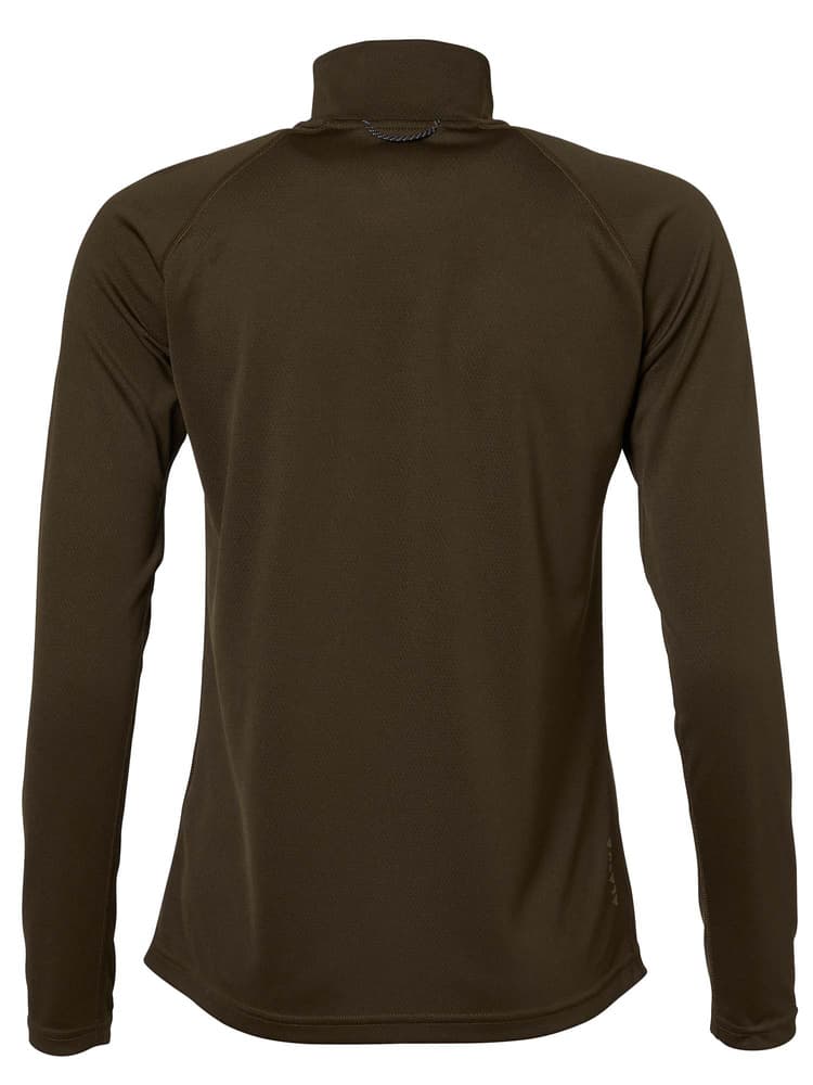 CoolDry Ws Half-Zip Top Solid Brown, view: 1