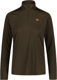 Alaska CoolDry Ws Half-Zip Top, Brown - view: 0