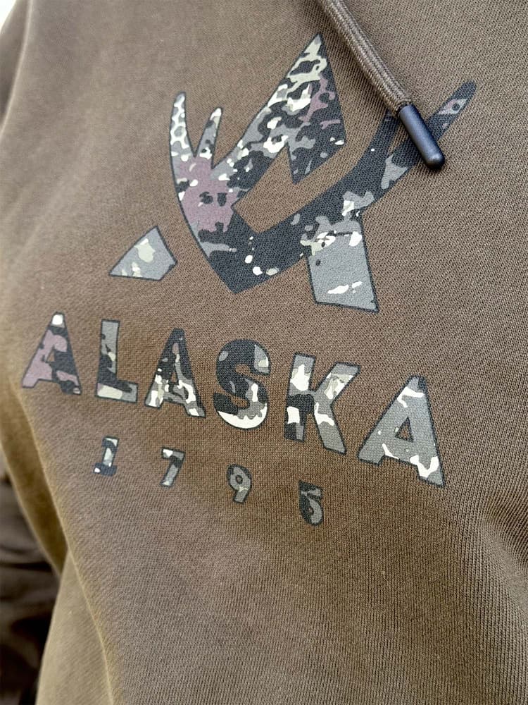 Camo Logo Ms Hoodie, Night Green, view: 2