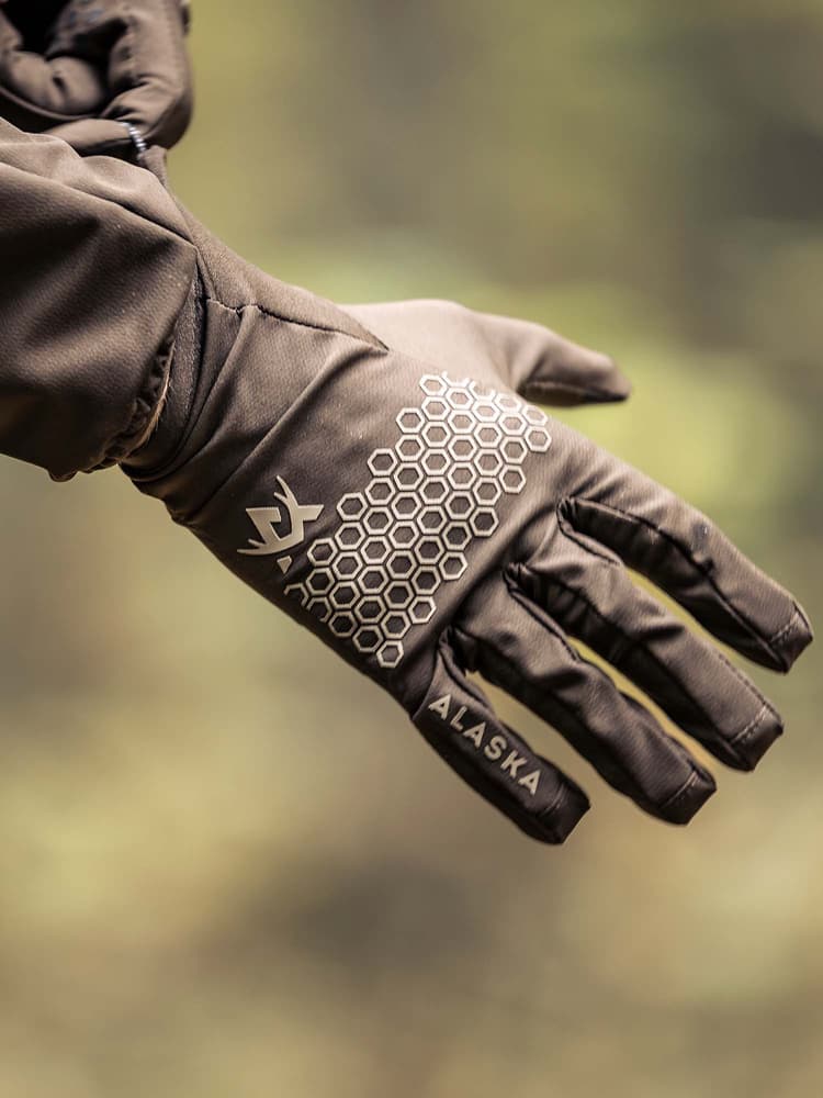 Chaser Stretch Gloves Solid Brown, view: 1