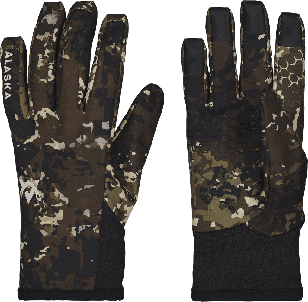 Alaska Chaser Stretch Gloves, BlindTech Forest, view: 0