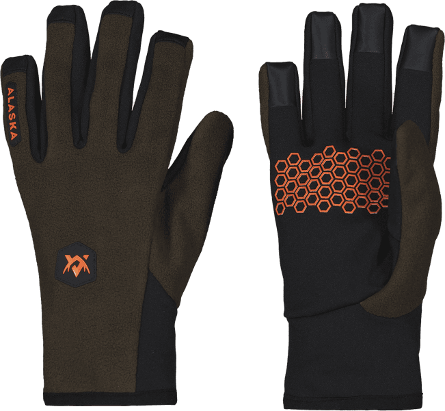 Alaska Raptor Gloves, Brown, view: 0