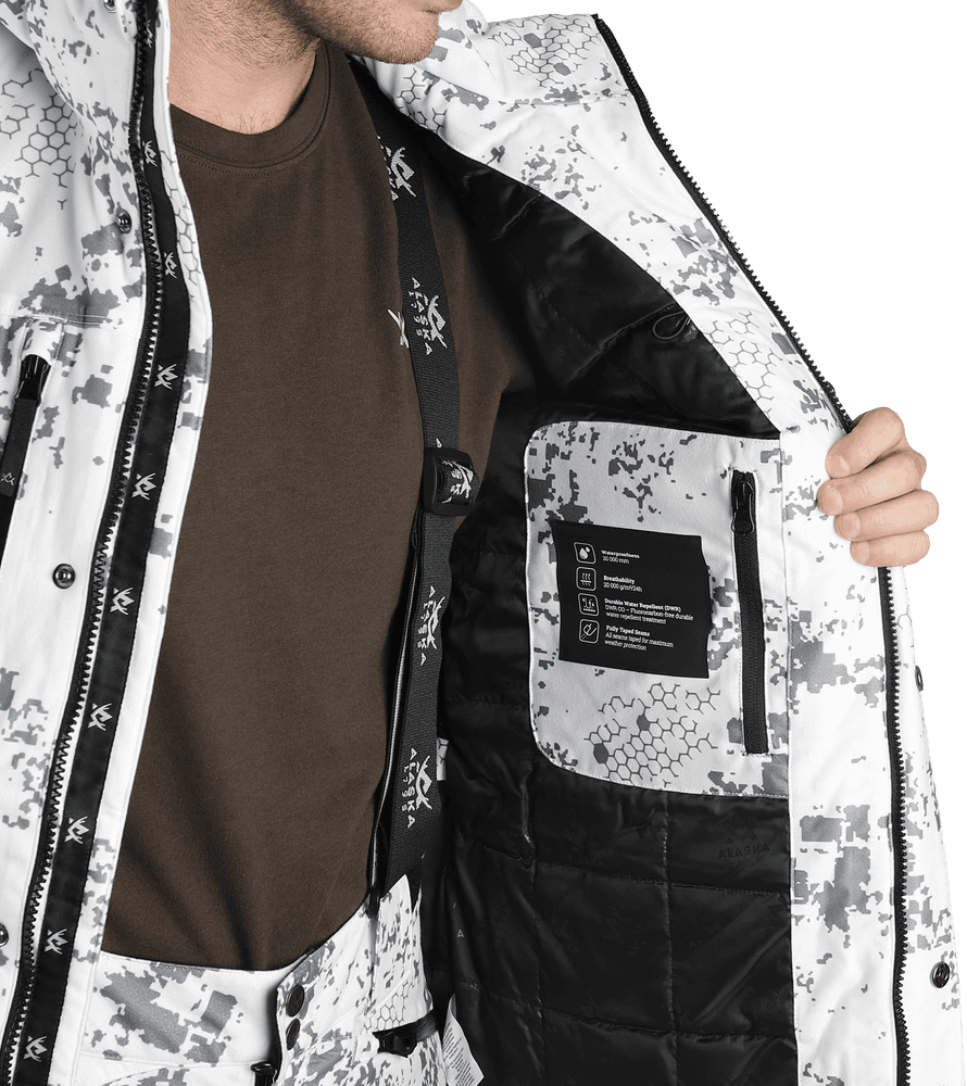 Alaska Tundra Ms Jacket, Snow Blur, view: 2