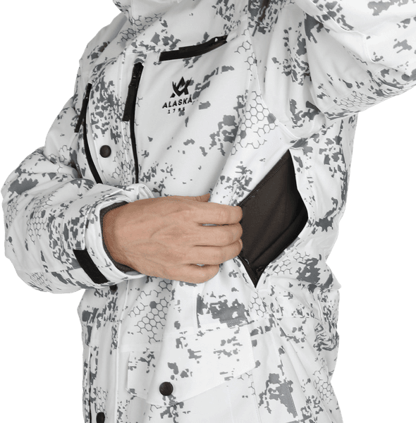 Alaska Tundra Ms Jacket, Snow Blur, view: 3