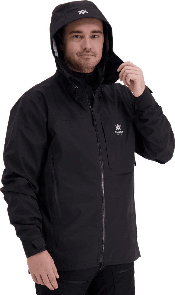 Alaska Velvet Ms 3L Jacket, Black, view: 4