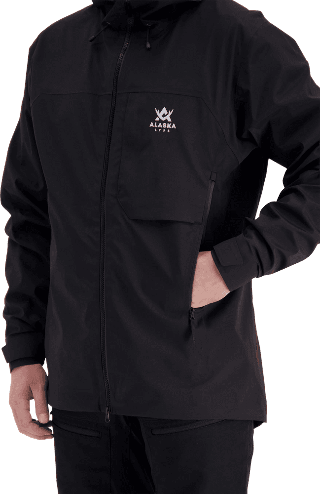 Alaska Velvet Ms 3L Jacket, Black, view: 6