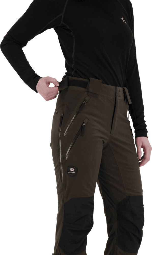 Alaska Superior Pro -naisten housut, Brown-Mud, view: 3