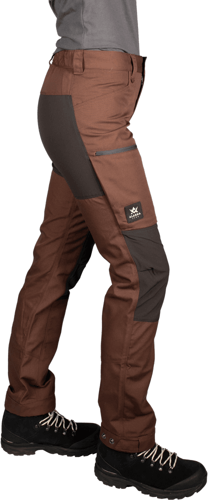 Alaska Trekking Lite Pro -naisten housut, Dark Red, view: 1