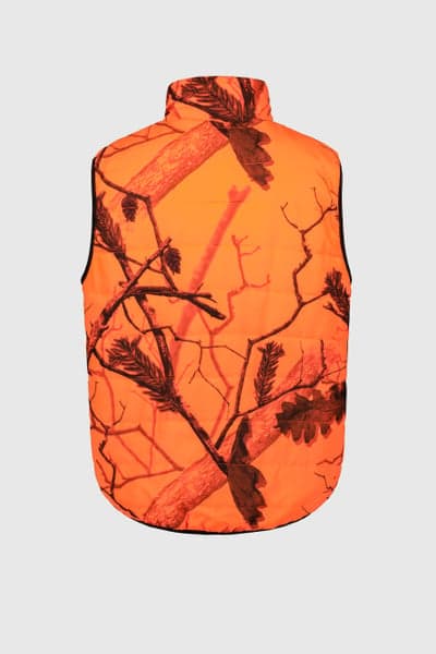 Alaska Tundra Ms Reversible Padded Vest, Blaze 3D, view: 2