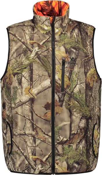 Alaska Tundra Ms Reversible Padded Vest, Blaze 3D, view: 1