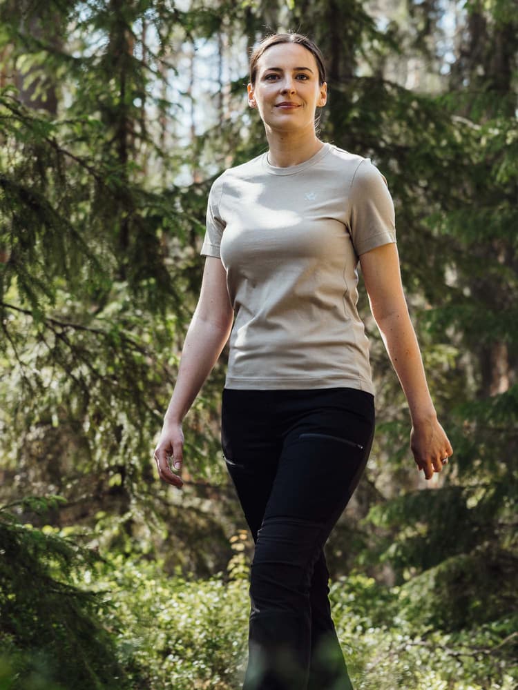 Alaska Freedom T-Shirt Damen, Greige, view: 1