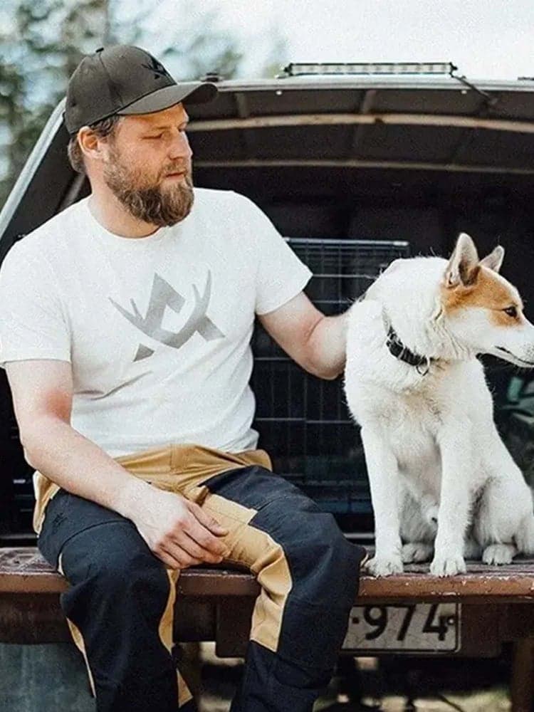 Alaska Cotton Ms T-Shirt Off White, view: 2