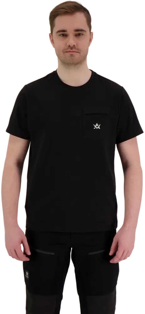 Alaska Freedom Ms T-Shirt with Chest Pocket Black, view: 0