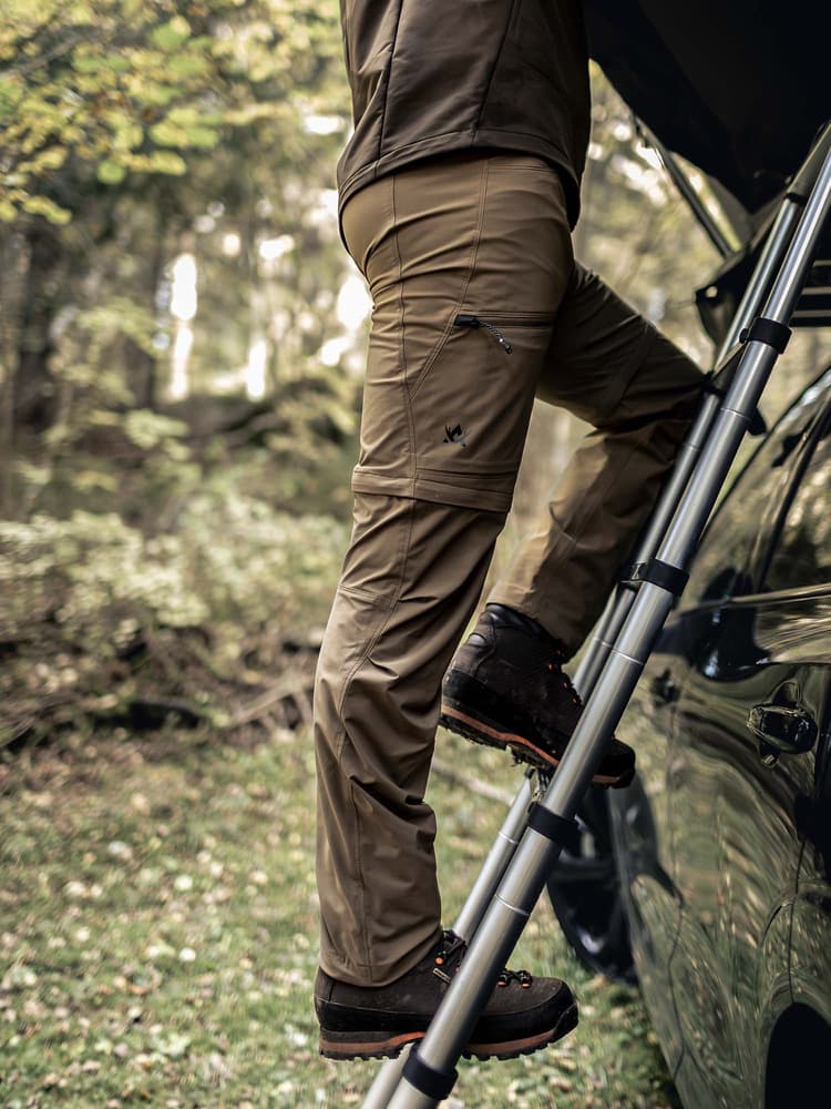 Chaser Lite Ms Zip Off Pants Gravel, view: 4