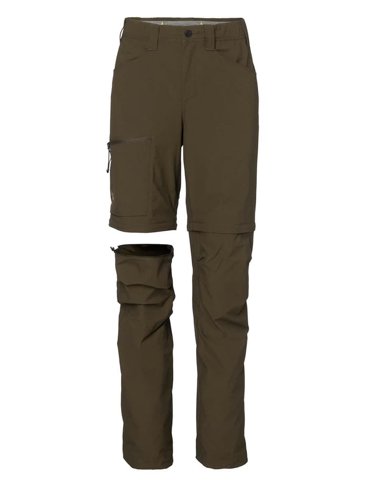 Chaser Lite Ws Zip Off Pants Solid Brown, view: 0