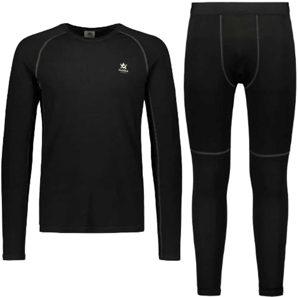 Alaska Superior Merino Ms Base Layer Set Black, view: 0